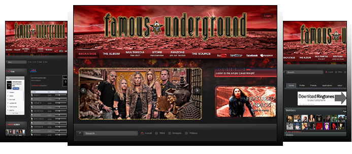 Toronto Web Design for Famous Underground
