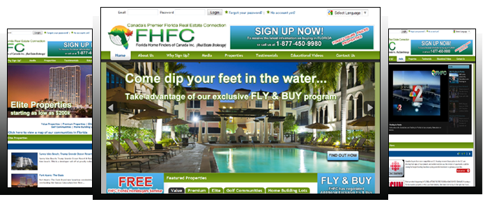 Toronto Web Design for Florida Home Finders